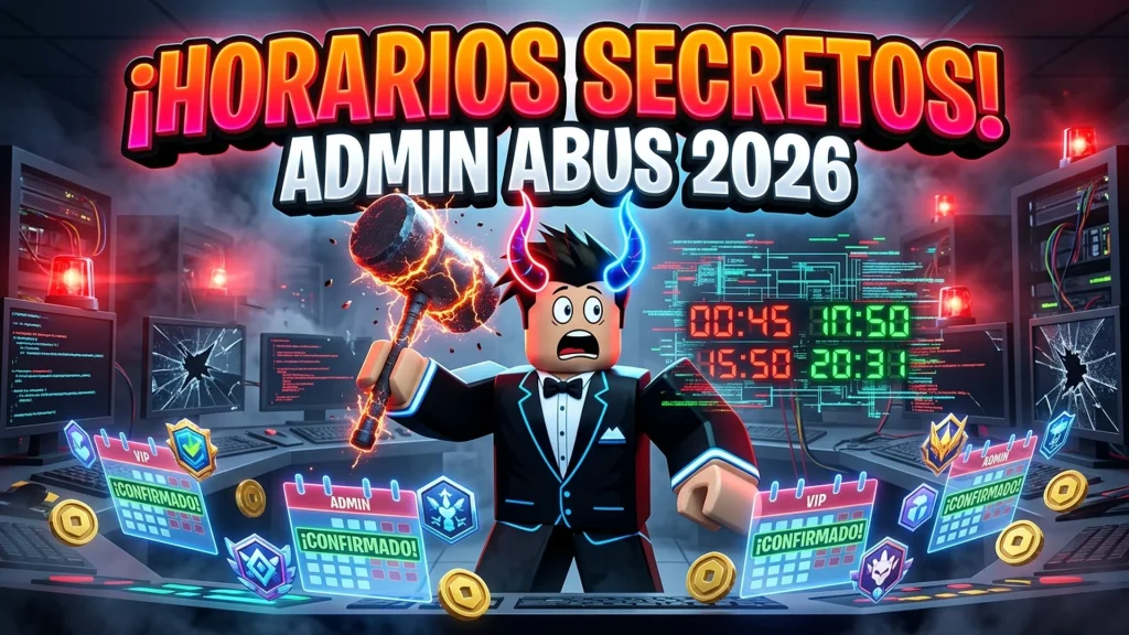 Horarios de Admin Abus Confirmados en Roblox: ¿Mito o Realidad en 2026?